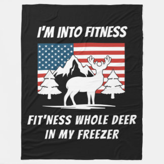 Couverture Polaire Deer In My Freezer - Deer Hunter Deer Hunter Deer
