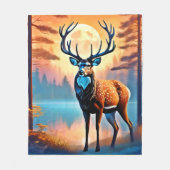 Couverture Polaire Deer Stance Lune (Devant)