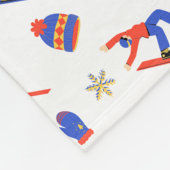 Couverture Polaire Deer Valley Utah Wasatch Ski Snowboard Motif (Coin)