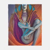 Couverture Polaire déesse guerrière (Devant)