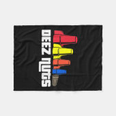 Couverture Polaire Deez Nuts Électricien Pour Hommes Femmes (Devant (Horizontal))