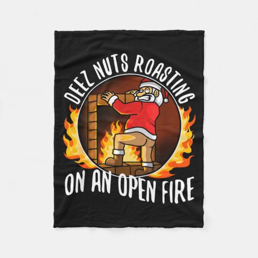 Couverture Polaire Deez Nuts Roasting On An Open Fire (Devant)