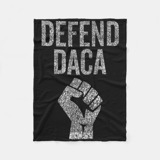 Couverture Polaire Défendre Daca Avec Résistance Graphique Distress A (Devant)