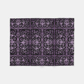 Couverture Polaire Défilement violet et noir (Devant (Horizontal))