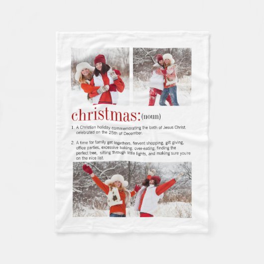 Couverture Polaire Définition de Noël (Devant)