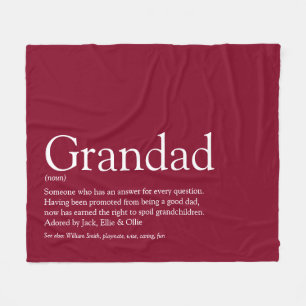Couverture Polaire Définition Grand-Père Papi Bourgogne