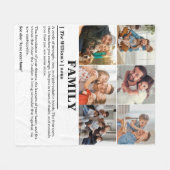 Couverture Polaire Définition personnalisée de la famille de collages (Devant (Horizontal))