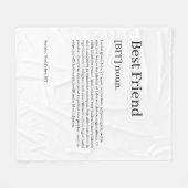 Couverture Polaire Définition Votre Propre Amusement Personnalisé (Devant (Horizontal))