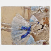 Couverture Polaire Degas Dancer with Blue Ribbon   Fleece Blanket (Devant (Horizontal))