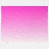 Couverture Polaire dégradé à deux tons foncé rose chaud (Devant (Horizontal))