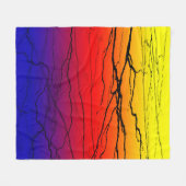 Couverture Polaire Dégradé Abstrait (Devant (Horizontal))