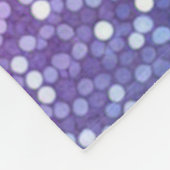 Couverture Polaire Dégradé arc-en-ciel de Parties scintillant hexagon (Coin)