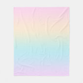 Couverture Polaire dégradé de couleur pastel (Devant)