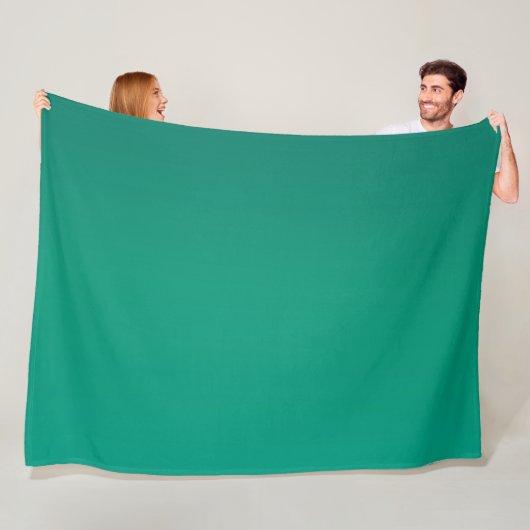 Couverture Polaire Dégradé de vert feuillage (En situation)