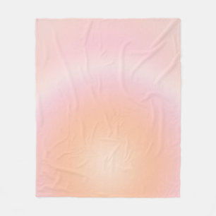 Couverture Polaire Dégradé Fuzz Peach