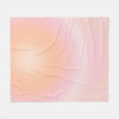 Couverture Polaire Dégradé Fuzz Peach (Devant (Horizontal))