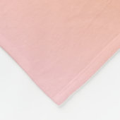 Couverture Polaire Dégradé Fuzz Peach (Coin)