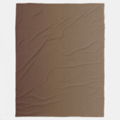 Couverture Polaire Dégradé marron (Devant)