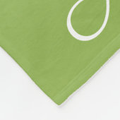 Couverture Polaire dégradé personnalisé vert vert foncé (Coin)