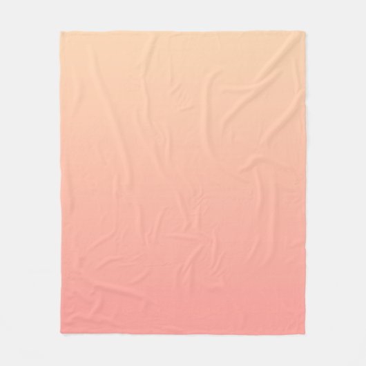 Couverture Polaire Dégradé rose et rose (Devant)