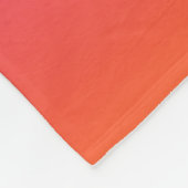 Couverture Polaire dégradé violet, rose et orange foncé (Coin)