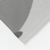 Couverture Polaire Déguisement Abstrait en Tons Gris (Coin)