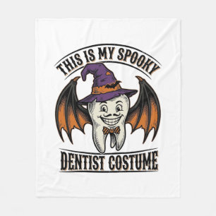 Couverture Polaire Déguisement de Dentiste Effrayant Chemise Dentaire