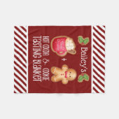 Couverture Polaire Dégustation de cacao chaud et de biscuits (Devant (Horizontal))