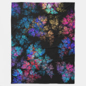 Couverture Polaire Délicat ornement feuille (Devant)