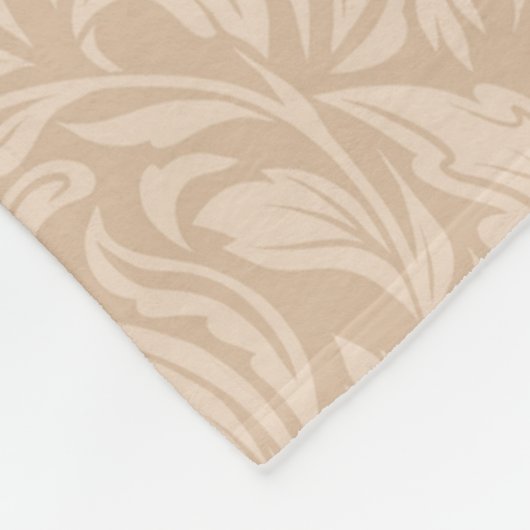 Couverture Polaire Délicate feuille (Coin)