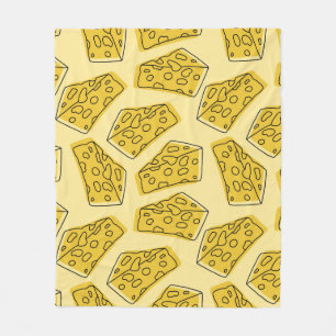 Couverture Polaire délicieux fromage sans soudure motif isolé dans