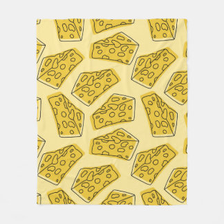 Couverture Polaire délicieux fromage sans soudure motif isolé dans cr