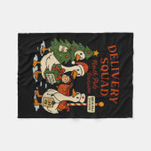 Couverture Polaire Delivery Squad Labor And Delivery Nurse Christmas (Devant (Horizontal))