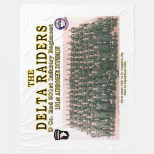 Couverture Polaire DELTA RAIDERS à FT. CAMPBELL (Devant)