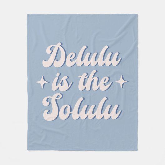 Couverture Polaire Delulu Est Le Solulu (Devant)