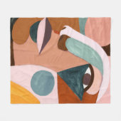 Couverture Polaire Demi de visage de Geo (Devant (Horizontal))