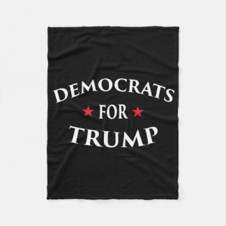 Couverture Polaire Democrats For Trump Walk Away Liberal Party Red Wa