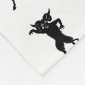 Couverture Polaire Demon Aries noir et blanc (Coin)