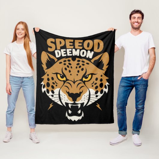 Couverture Polaire Démon de la vitesse (En situation)