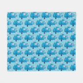 Couverture Polaire Démon déplaisant Avec Crâne (Devant (Horizontal))