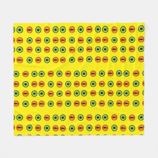 Couverture Polaire Demon Eyes (Devant (Horizontal))