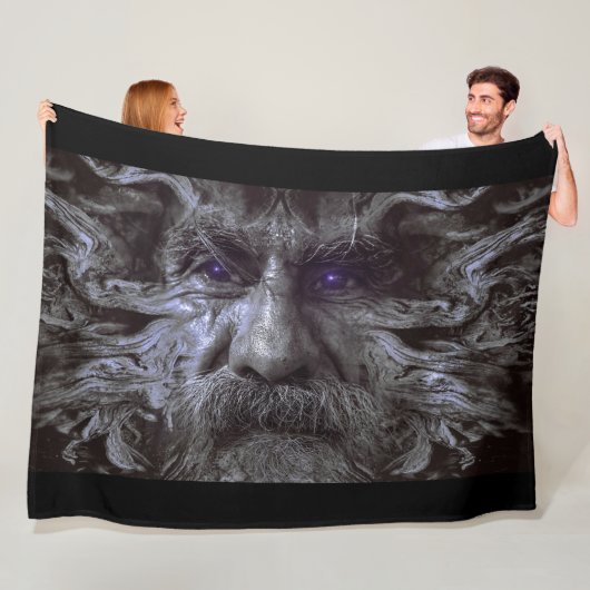 COUVERTURE POLAIRE DEMON EYES (En situation)