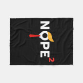 Couverture Polaire Démonstration du costume politique de Trump (Devant (Horizontal))