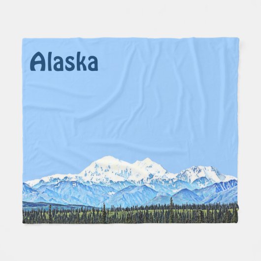 Couverture Polaire Denali (Mt. McKinley) (Devant (Horizontal))