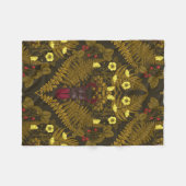 Couverture Polaire Dendroctones et fougères (Devant (Horizontal))