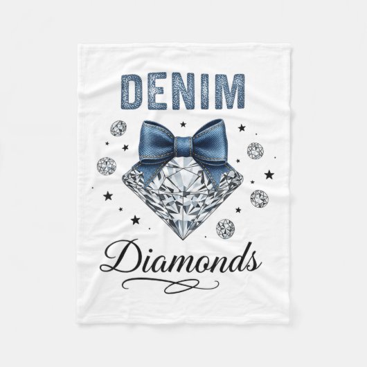 Couverture Polaire Denim And Diamonds Western Graphic Tee For Girls W (Devant)