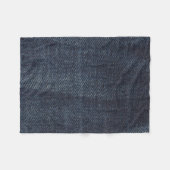 Couverture Polaire Denim fabric texture de jeans (Devant (Horizontal))