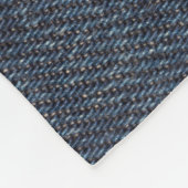 Couverture Polaire Denim fabric texture de jeans (Coin)