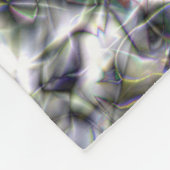 Couverture Polaire Dentelle argentée (Coin)