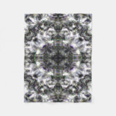 Couverture Polaire Dentelle argentée (Devant)